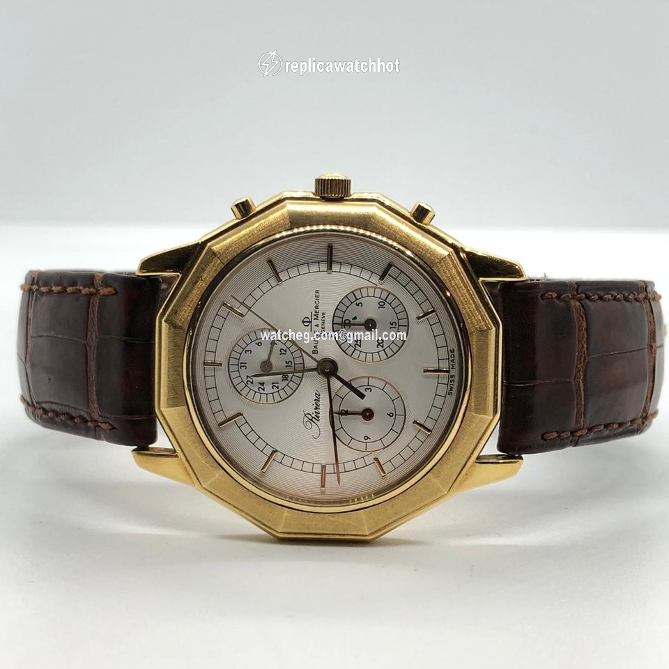 Baume & Mercier Riviera Mens watch Unisex Quartz Yellow gold MV045041 2