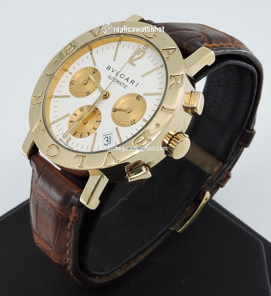 Bulgari Bulgari Mens watch Unisex Automatic Yellow gold BB38GLCH 2