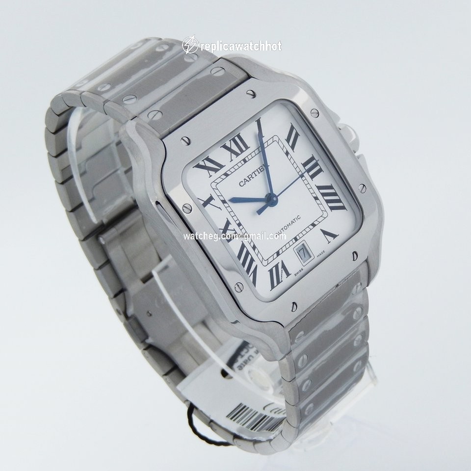 Cartier Santos Mens watch Unisex Automatic Steel WSSA0009 2
