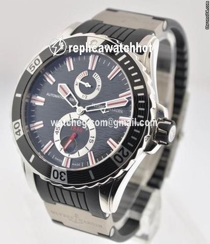 Ulysse Nardin Diver Chronometer Mens watch Unisex Automatic Steel 263-10-3R 92 2