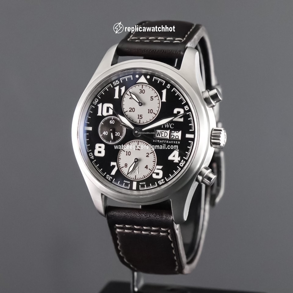 IWC Pilot Chronograph Mens watch Unisex Automatic Steel IW371709 2