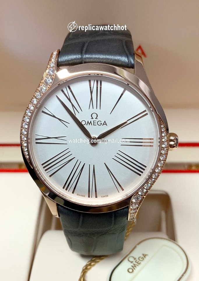 Omega De Ville Tresor Womens watch Quartz Rose gold 428.58.36.60.02.001 2