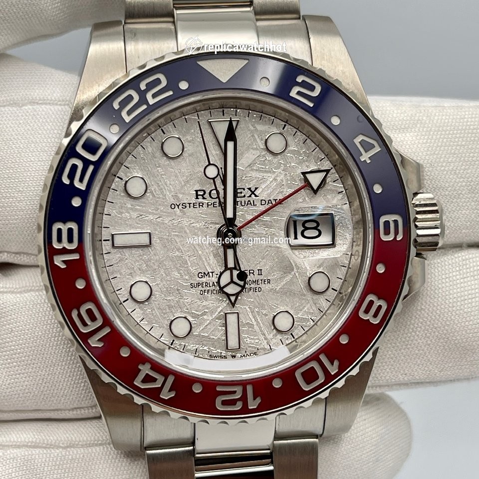 Rolex GMT-Master II Mens watch Unisex White gold Automatic 126719BLRO 2