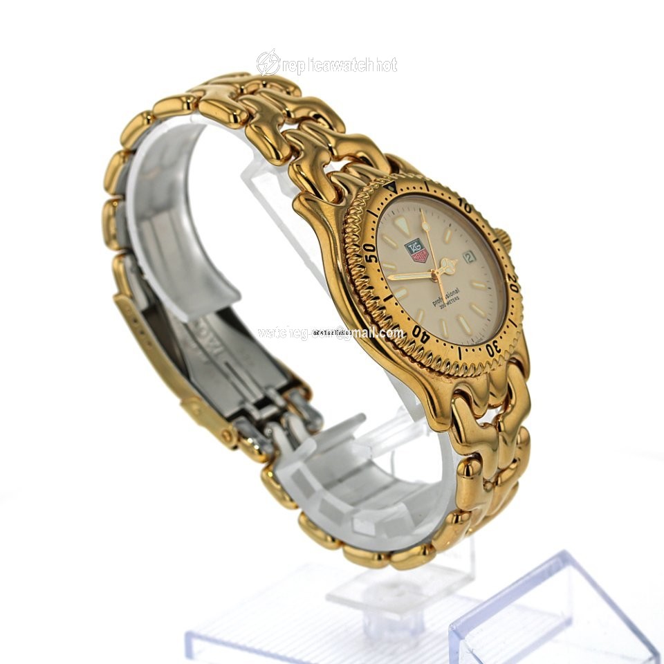 TAG Heuer Mens watch Unisex Quartz Gold Steel Tag Heuer Sel Professional 2