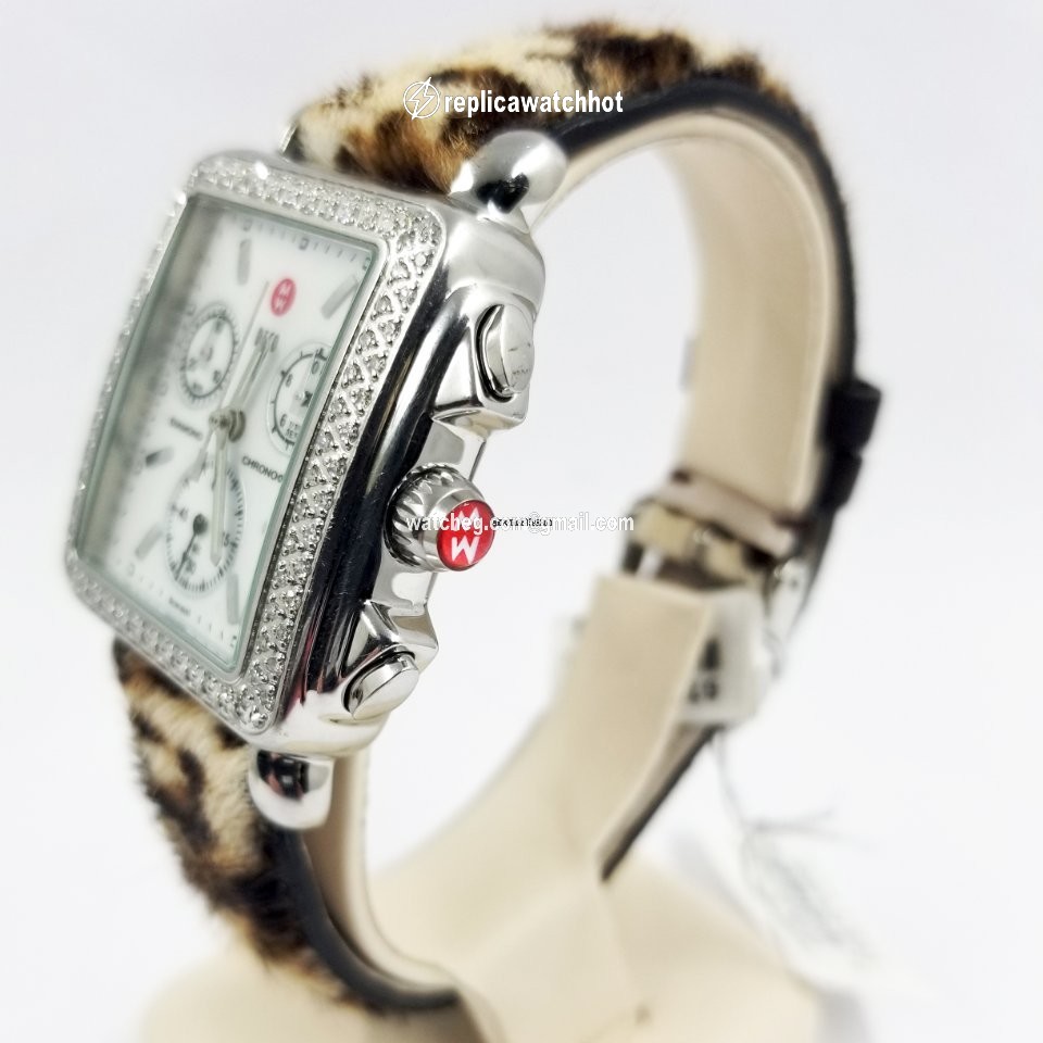 Michele Deco Womens watch Quartz Steel Michele Deco Chronograph 2