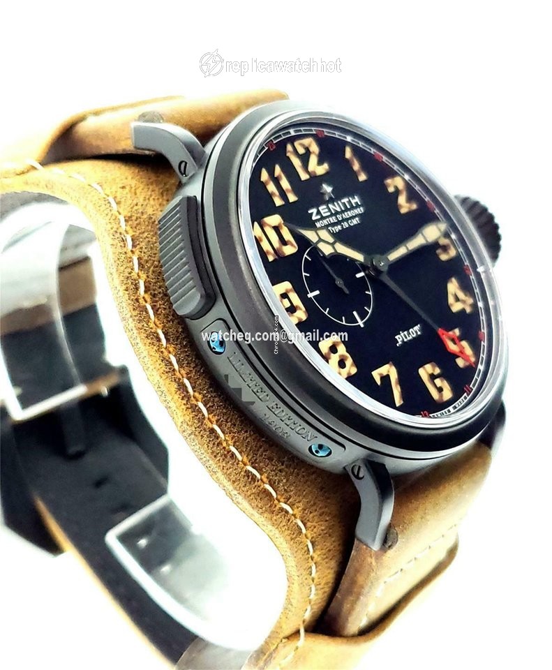 Zenith Pilot Type 20 GMT Mens watch Unisex Automatic Titanium 96.2431.693 21.C738 2