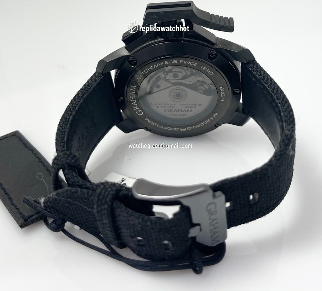 Graham Chronofighter Oversize Mens watch Unisex Automatic Steel 2CCAU.S01A.T12N 2