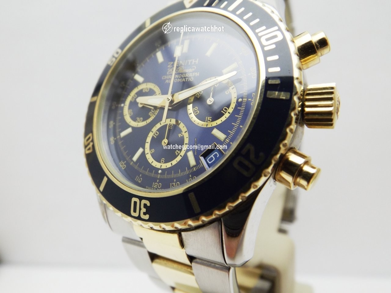 Zenith El Primero Mens watch Unisex Automatic Gold Steel 89.0315.400 2
