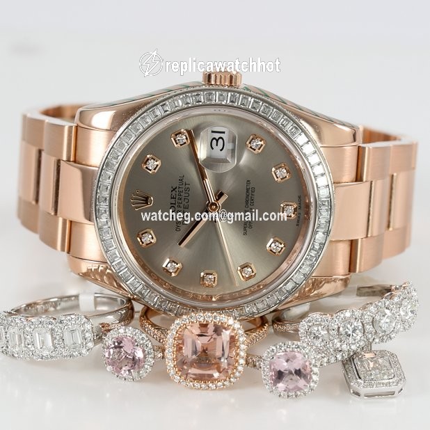 Rolex Datejust 36 Mens watch Unisex Rose gold Automatic 116285BBR 2