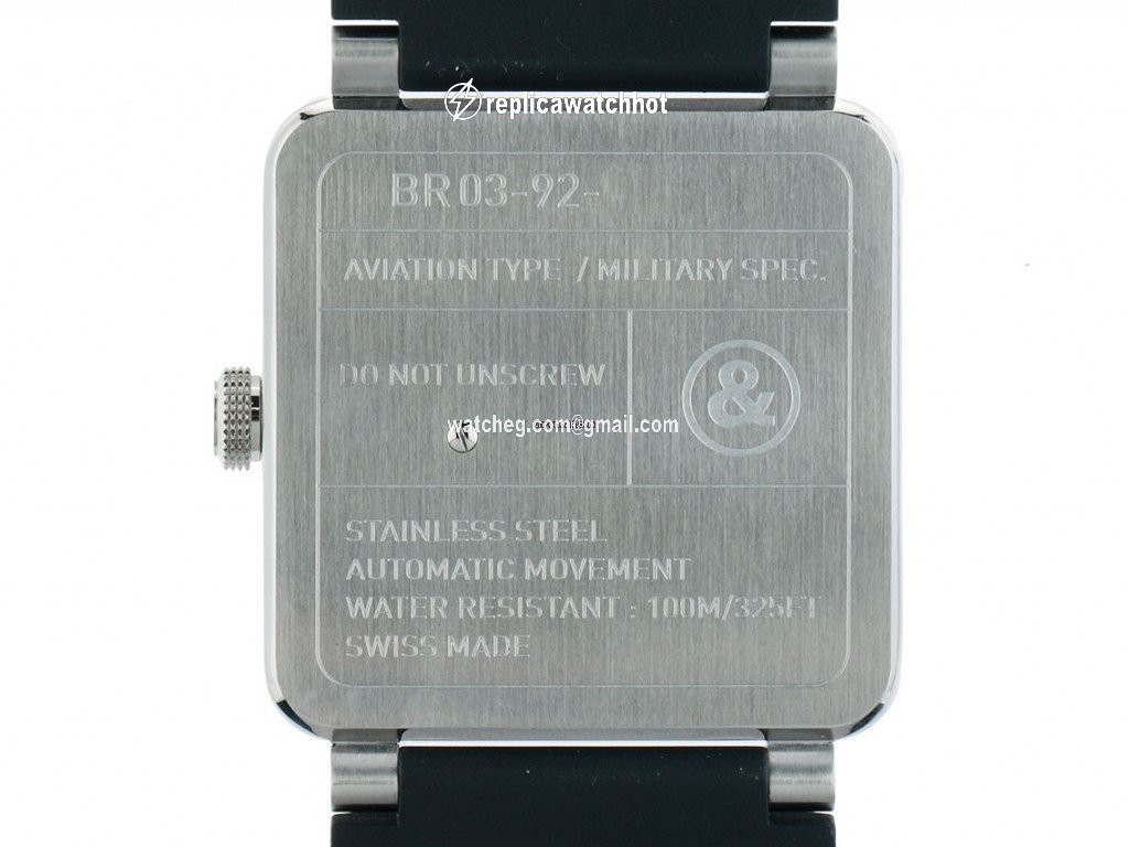 Bell & Ross BR 03-92 Steel Mens watch Unisex Automatic Steel BR 0392-BL-ST 2