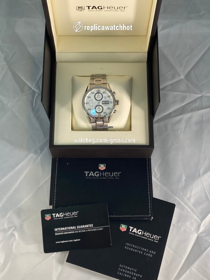 TAG Heuer Carrera Calibre 16 Mens watch Unisex Automatic Steel CV2A11.BA0796 2