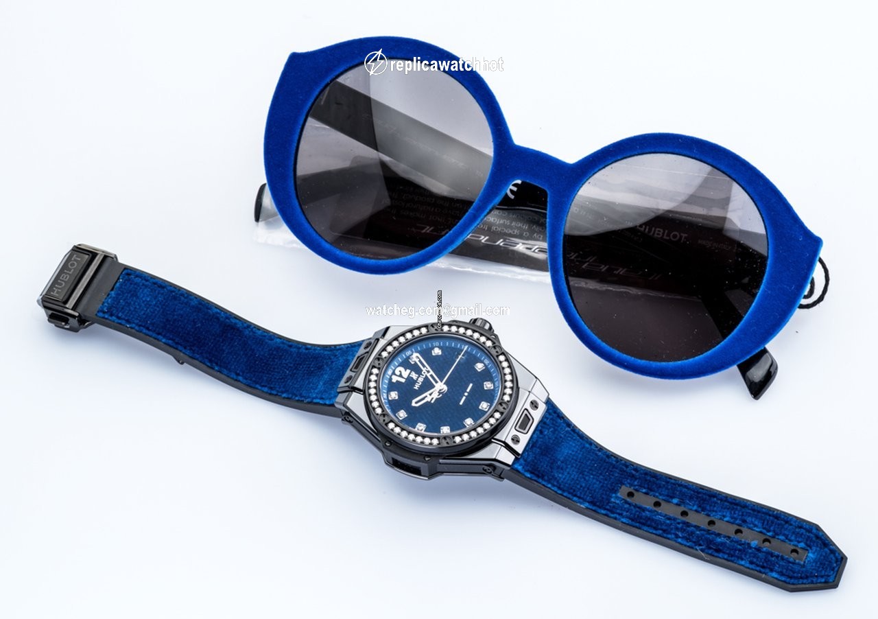 Hublot Big Bang Sang Bleu Womens watch Automatic Ceramic 465.CS.277J.NR.1204.ITI17 2