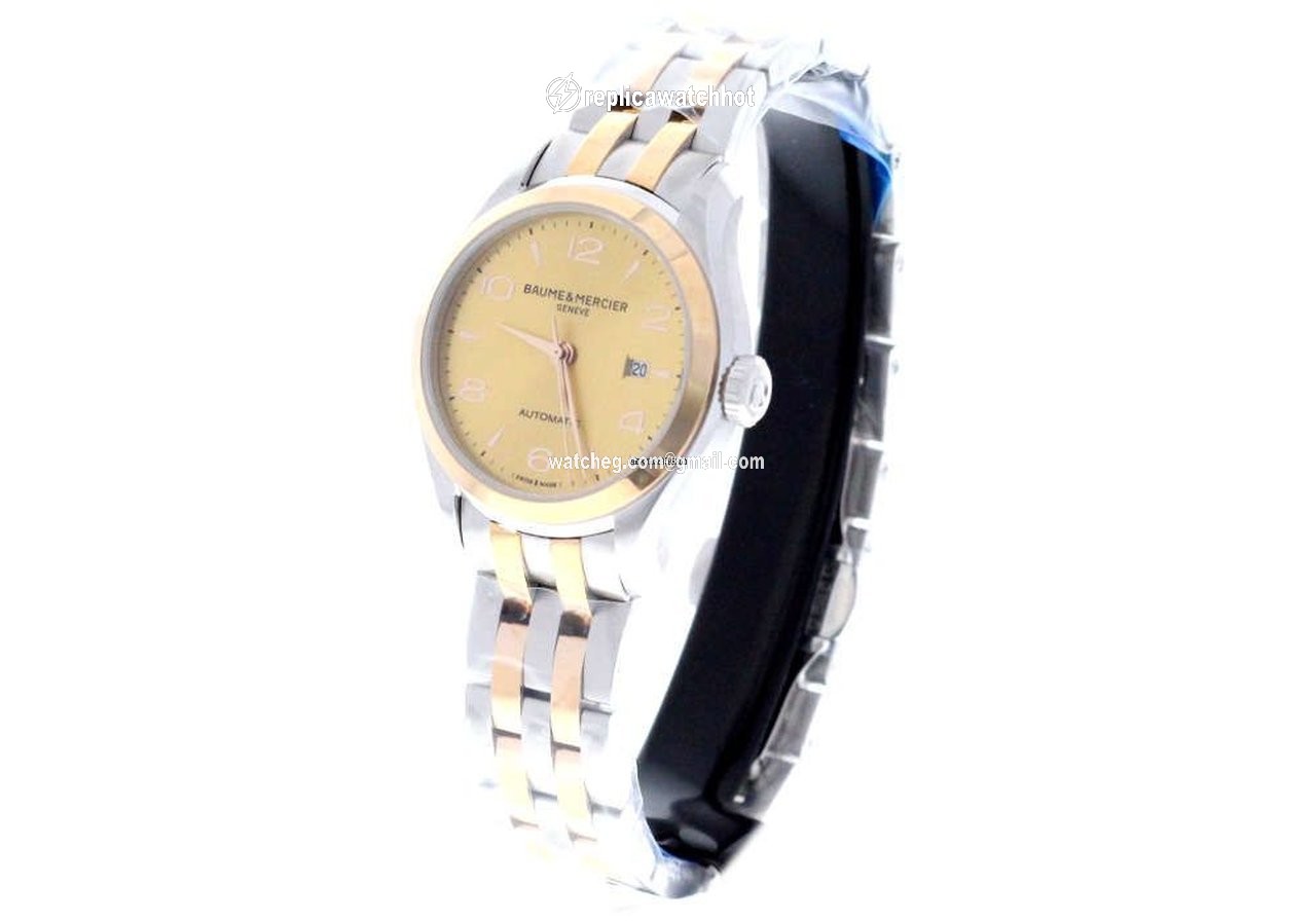 Baume & Mercier Clifton Mens watch Unisex Automatic Gold Steel 10351 2
