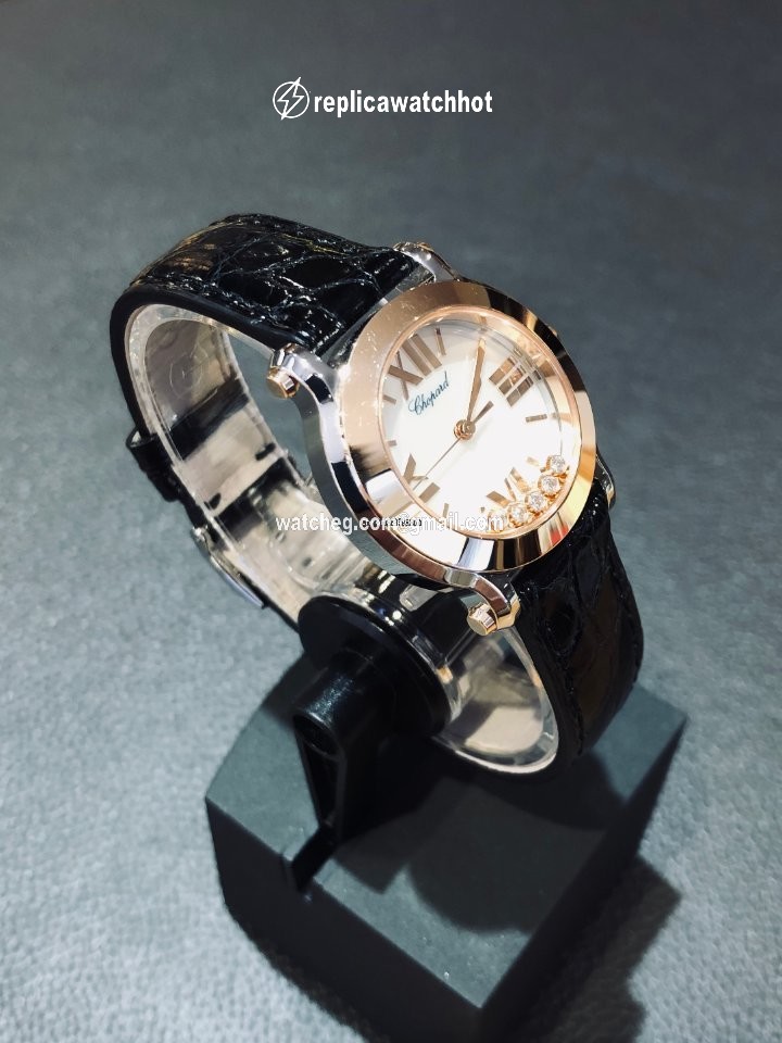 Chopard Happy Sport Womens watch Quartz Gold Steel 278509-6002 2