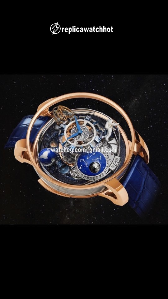 Jacob & Co. Astronomia Mens watch Unisex Manual winding Rose gold AM500.40.AC.SD.A 2
