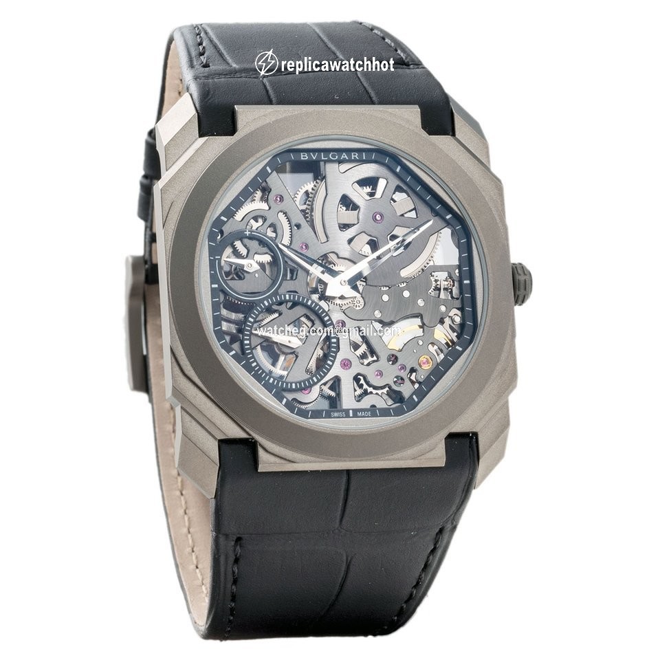 Bulgari Octo Mens watch Unisex Manual winding Titanium 102714 BGO40TLXTSK 2