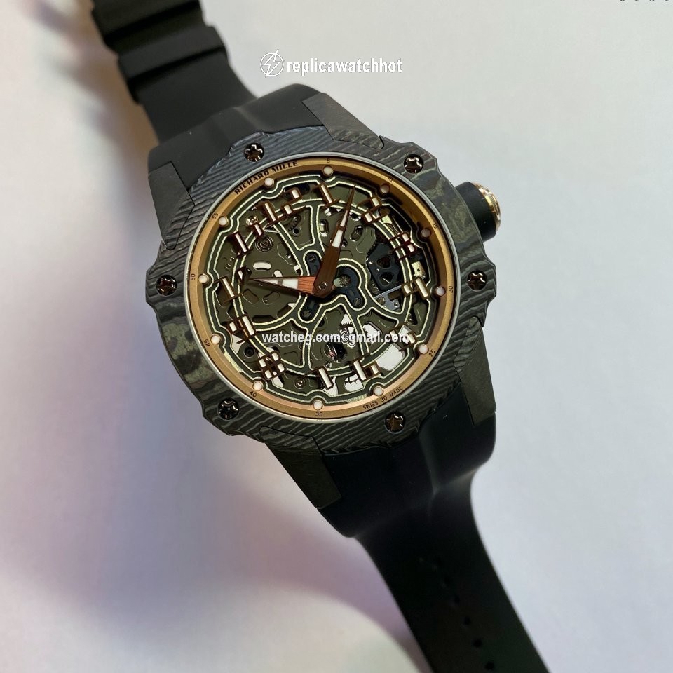 Richard Mille Mens watch Unisex Automatic Rose gold RM033-02 2