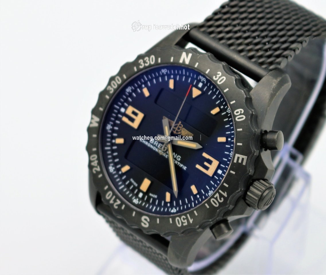 Breitling Chronospace Military Mens watch Unisex Quartz Steel M7836622 2