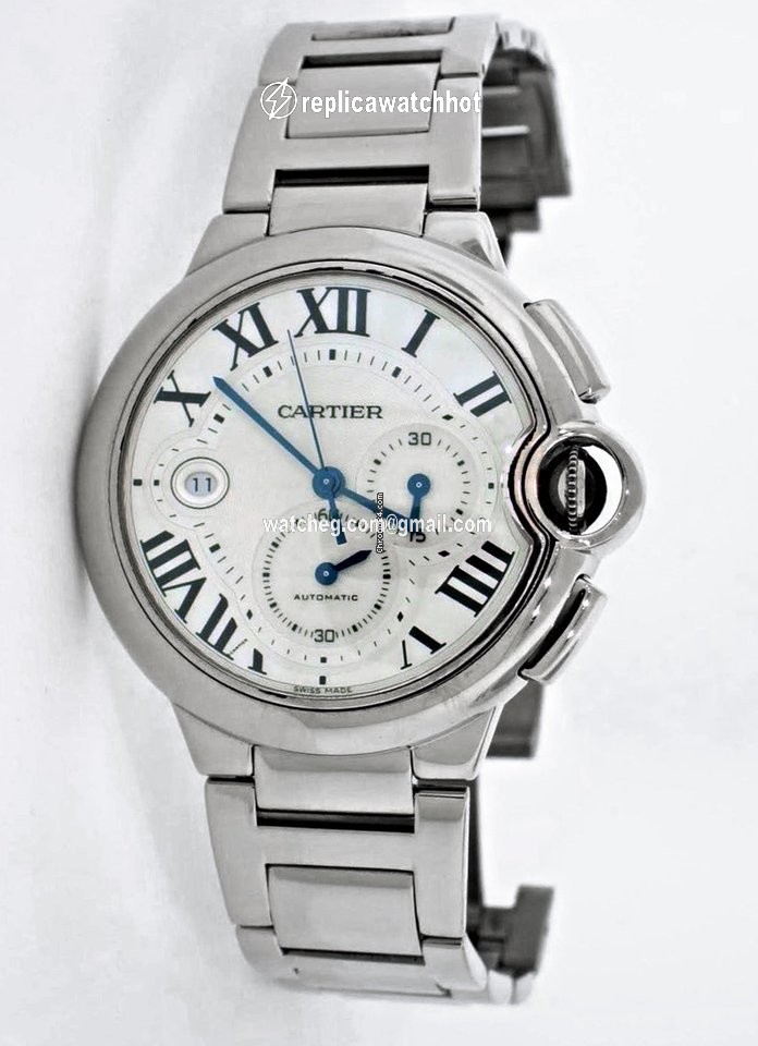 Cartier Ballon Bleu Mens watch Unisex Automatic White gold W6920031 2