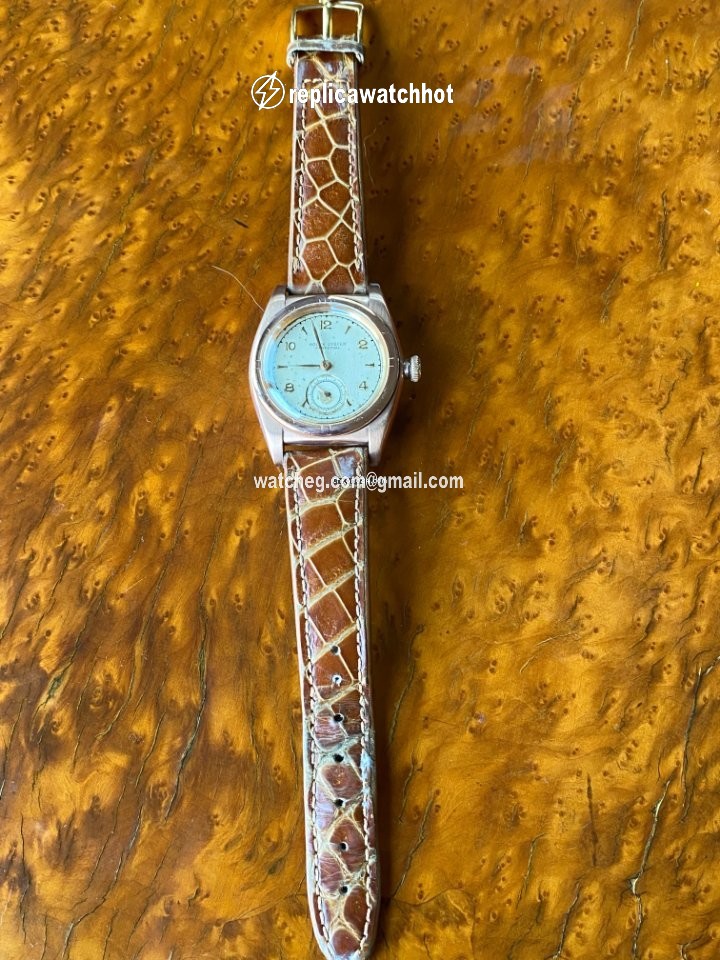 Rolex Bubble Back Mens watch Unisex Rose gold Automatic 3132 2