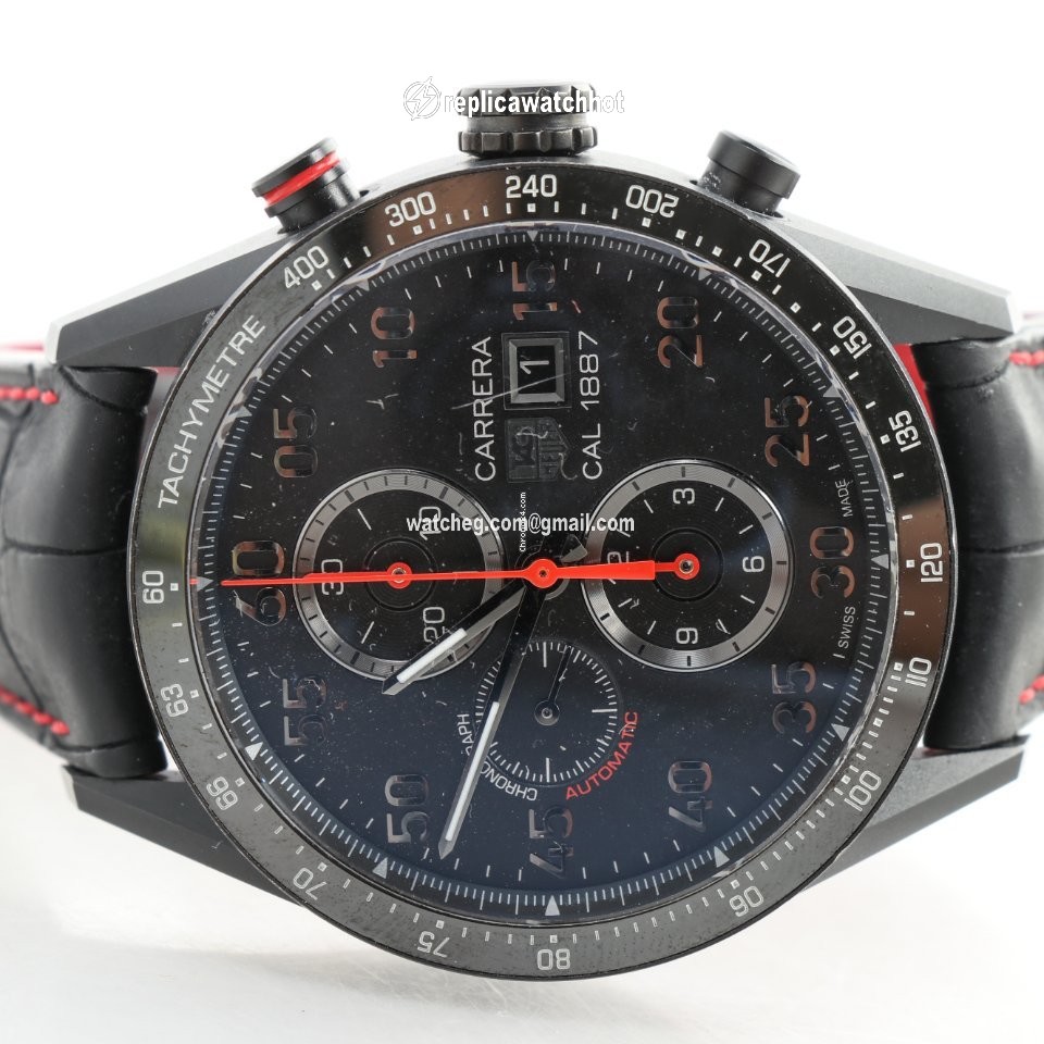 TAG Heuer Carrera Calibre 1887 Mens watch Unisex Automatic Titanium CAR2A80.FC6237 2