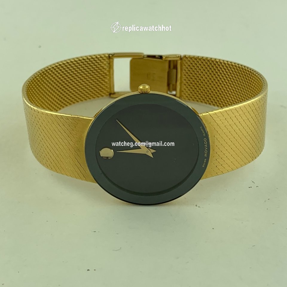Movado Museum Quartz Yellow gold Movado 18K Yellow Gold Museum Dial Model 40-40-882 Watch 2
