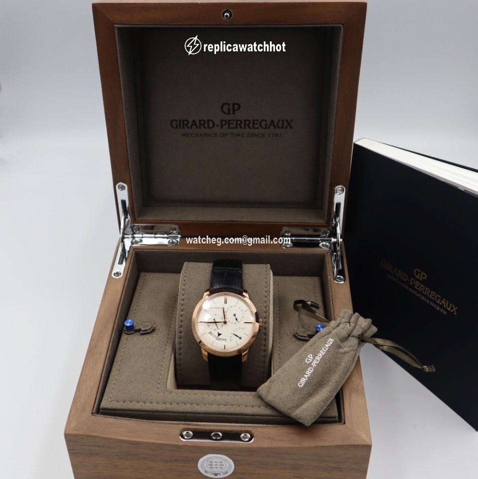 Girard Perregaux 1966 Mens watch Unisex Automatic Rose gold 49538-52-131-BK6A 2