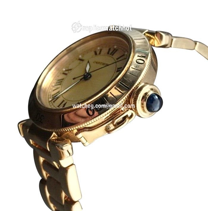 Cartier Pasha C Mens watch Unisex Automatic Yellow gold 1035 1 2