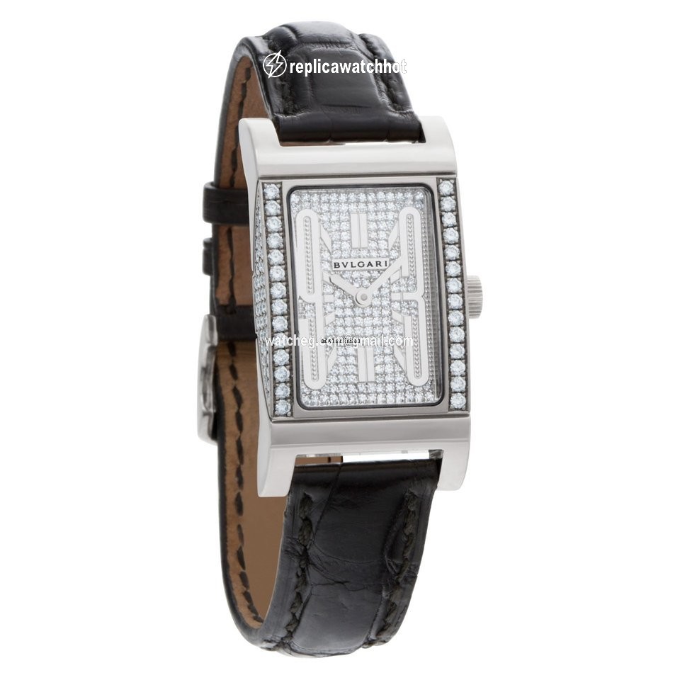 Bulgari Rettangolo Quartz White gold RT W39 G 2