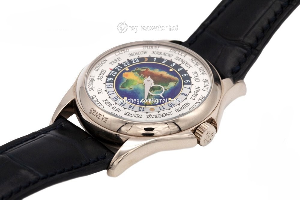 Patek Philippe World Time Mens watch Unisex Automatic White gold 5131G-001 2