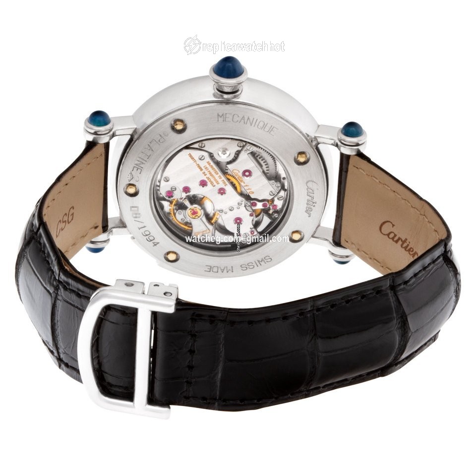 Cartier Diabolo Mens watch Unisex Manual winding Platinum 1462 2