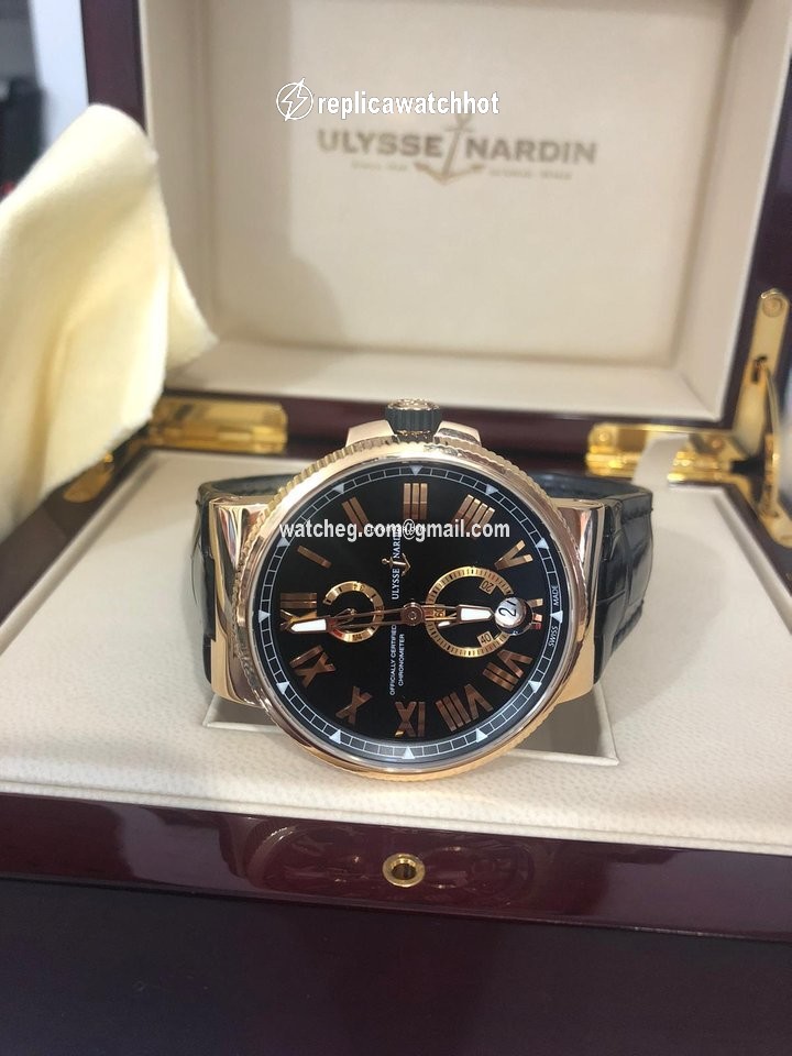 Ulysse Nardin Marine Chronometer Manufacture Mens watch Unisex Automatic Rose gold 1186-122 42 2