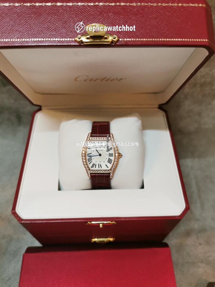 Cartier Tortue Manual winding Rose gold wa501008 2