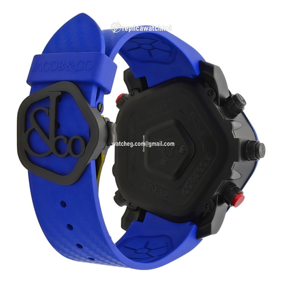 Jacob & Co. Five Time Zone Mens watch Unisex Quartz Steel GH100.11.NS.PC.ANE4D 2