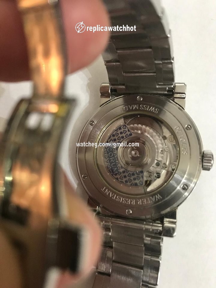 Corum Romvlvs Mens watch Unisex Manual winding Steel 82.701.20 2