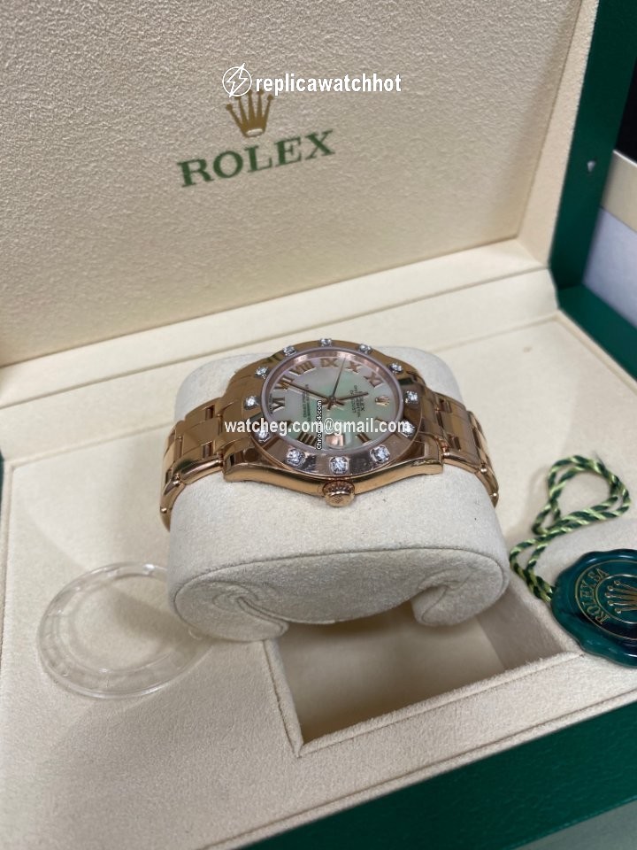 Rolex Lady-Datejust Pearlmaster Womens watch Rose gold Automatic 81315 2