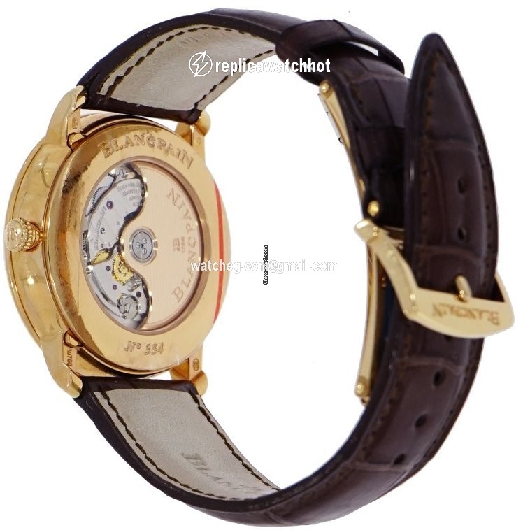 Blancpain Villeret Mens watch Unisex Automatic Rose gold 6670-3642-55B 2