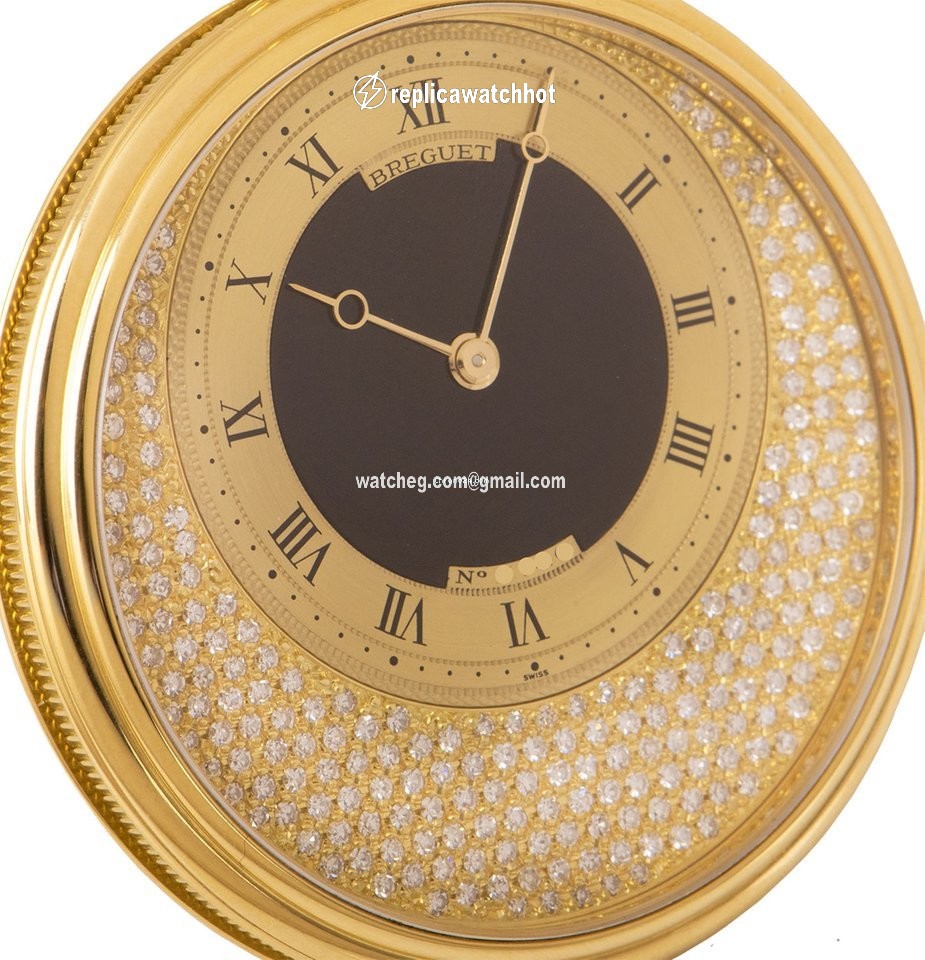 Breguet Mens watch Unisex Manual winding Yellow gold Breguet Pocket Watch 1730BA 2