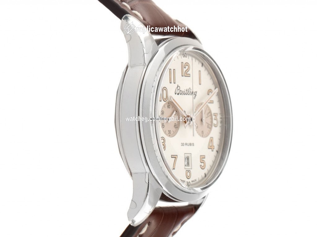 Breitling Transocean Chronograph 1915 Mens watch Unisex Manual winding Steel AB141112 G799 740P A20D.1 2