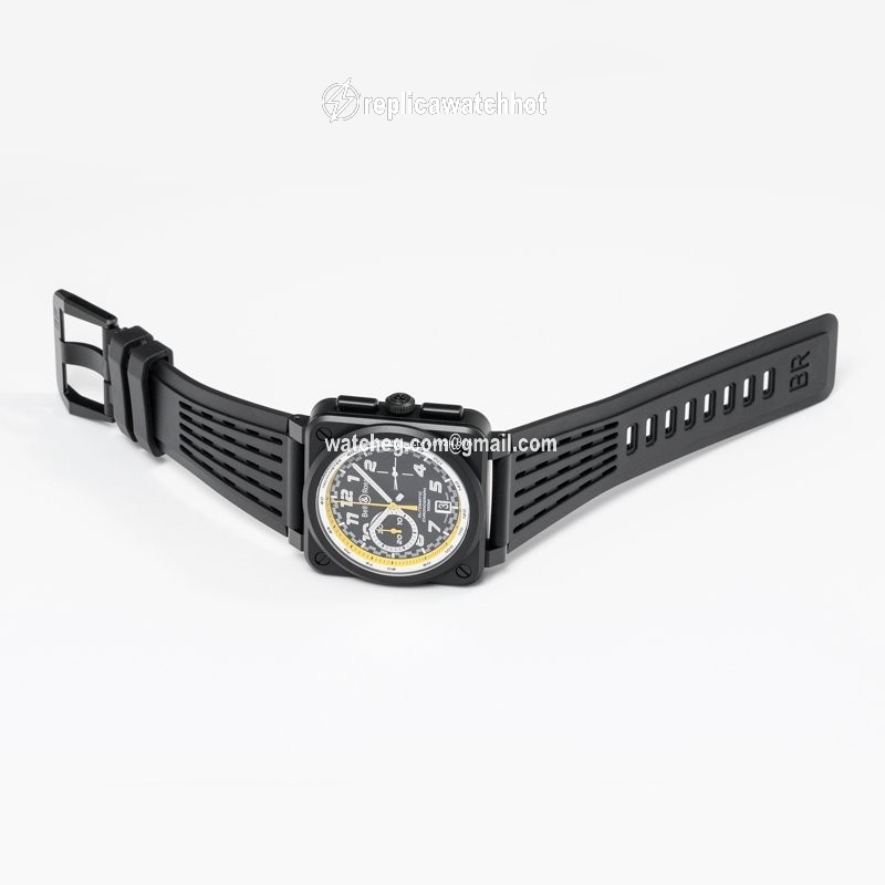Bell & Ross BR 03-94 Chronographe Mens watch Unisex Automatic Ceramic BR0394-RS20 SRB 2