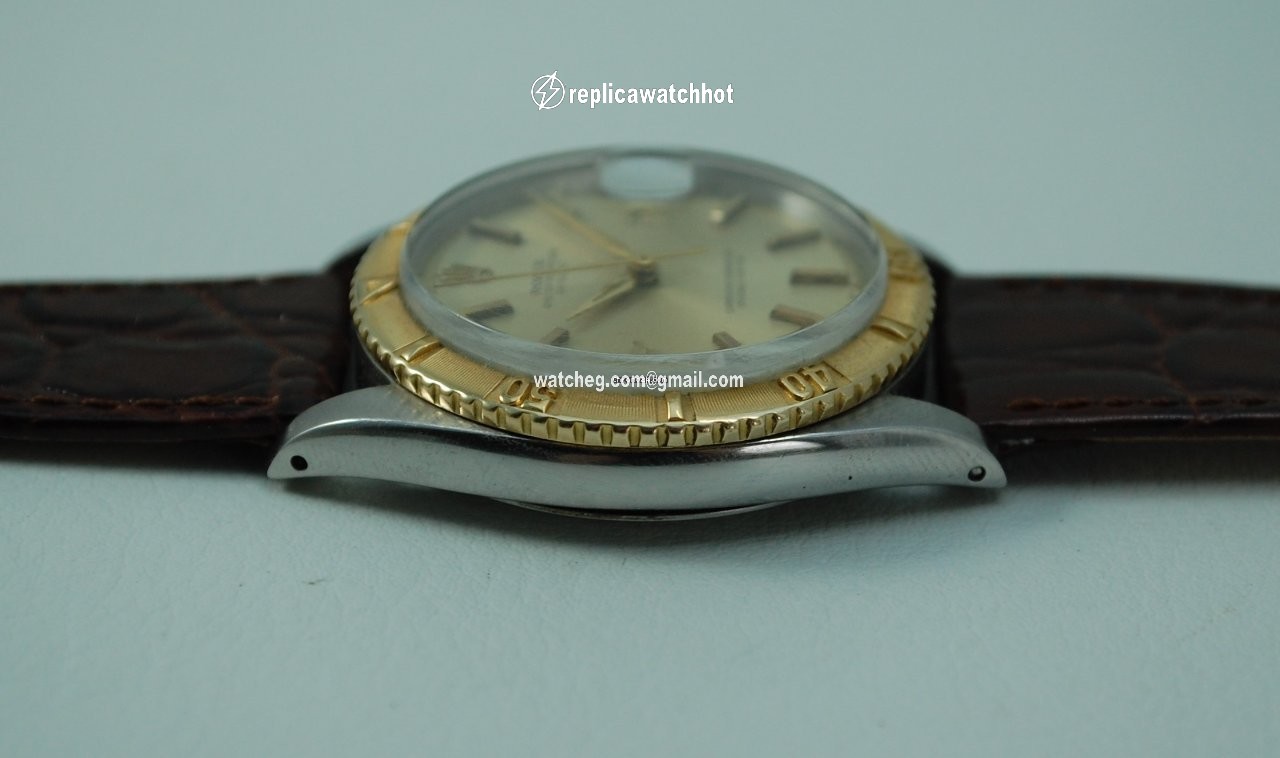 Rolex Datejust Turn-O-Graph Mens watch Unisex Gold Steel Automatic 1625 2