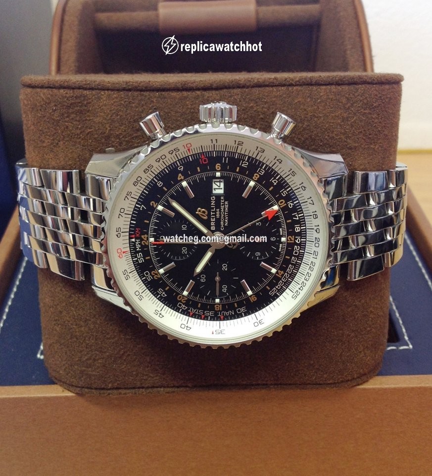 Breitling Navitimer GMT Mens watch Unisex Automatic Steel A24322121B2A1 2