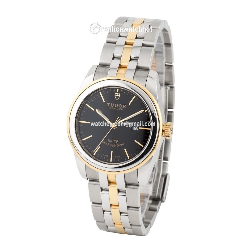 Tudor Glamour Date Womens watch Automatic Gold Steel 53003 2