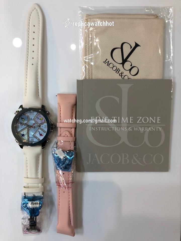 Jacob & Co. Five Time Zone Mens watch Unisex Quartz Steel JCM24DA 2