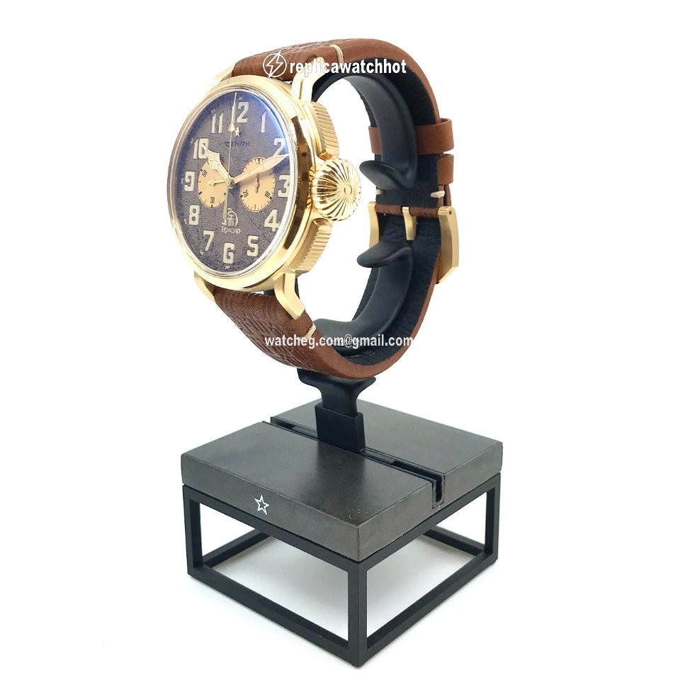 Zenith Pilot Mens watch Unisex Automatic Yellow gold 30.2430.4069 78.C811 2