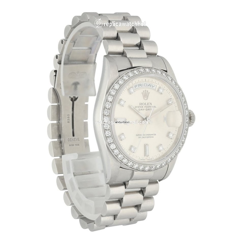Rolex Day-Date 36 Mens watch Unisex Platinum Automatic 18346 2