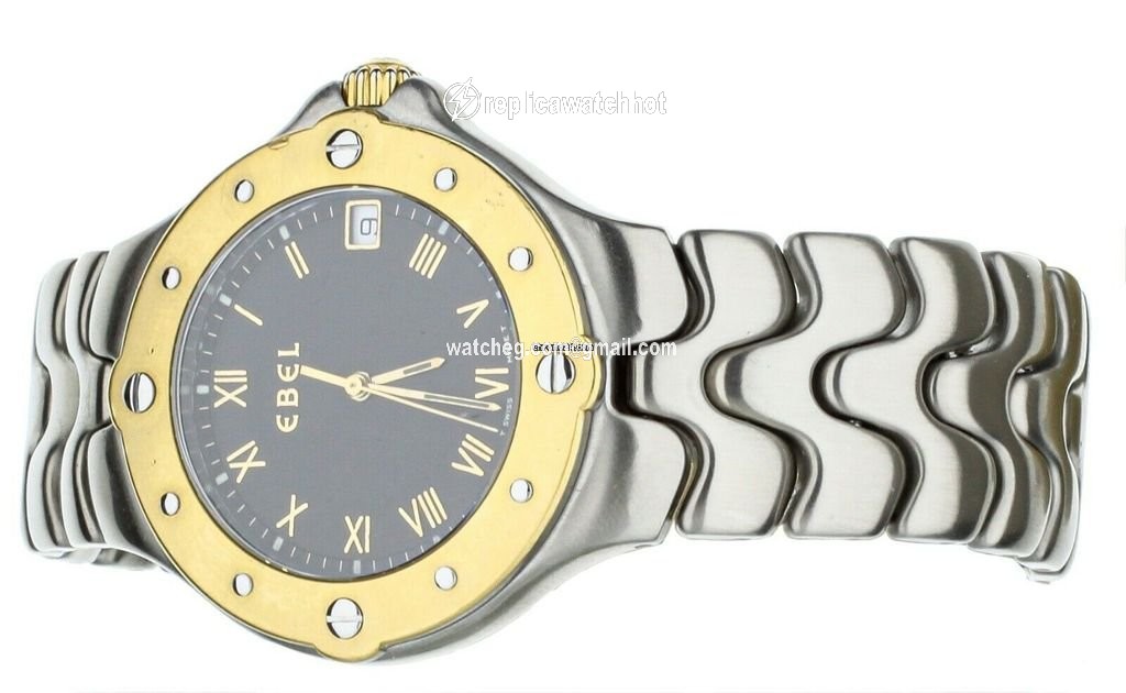 Ebel Sportwave Mens watch Unisex Quartz Gold Steel 6187631 2