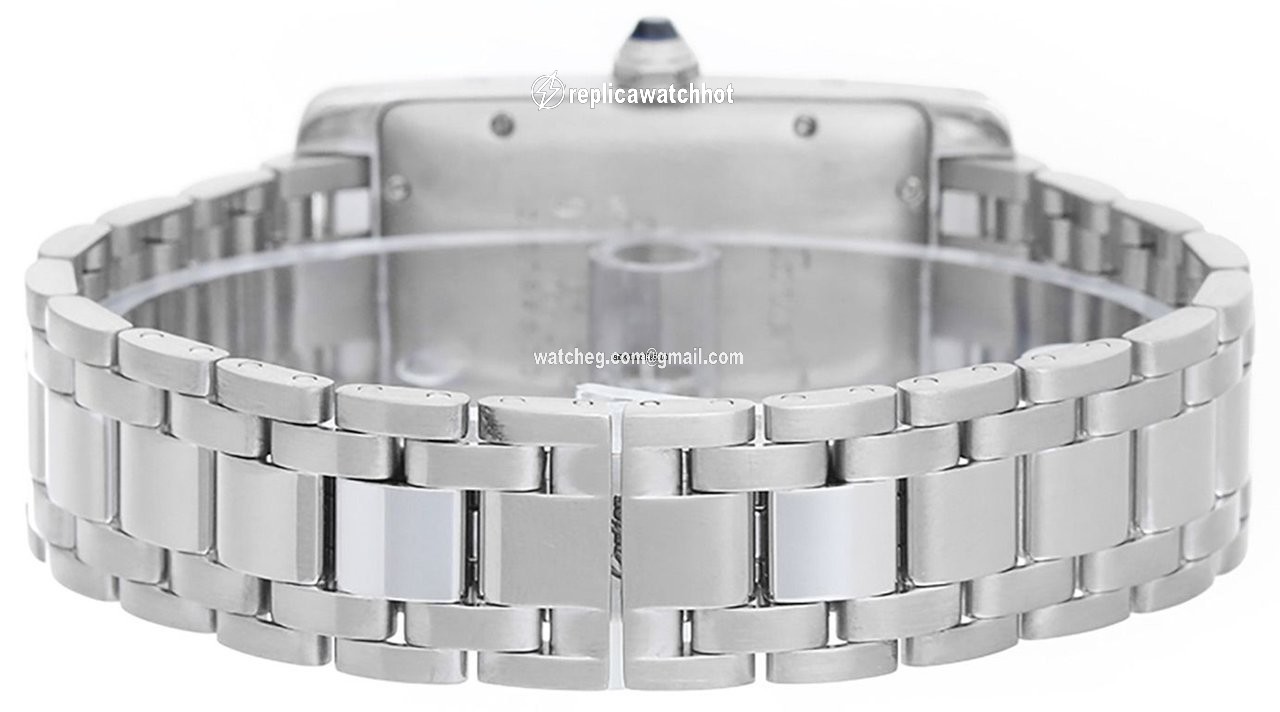 Cartier Tank Americaine Mens watch Unisex Automatic White gold W26036L1 1726 2