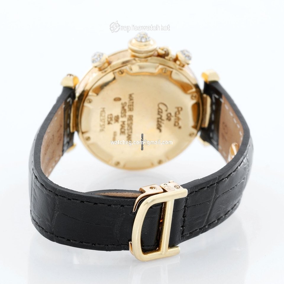 Cartier Pasha Womens watch Quartz Yellow gold 1354 2