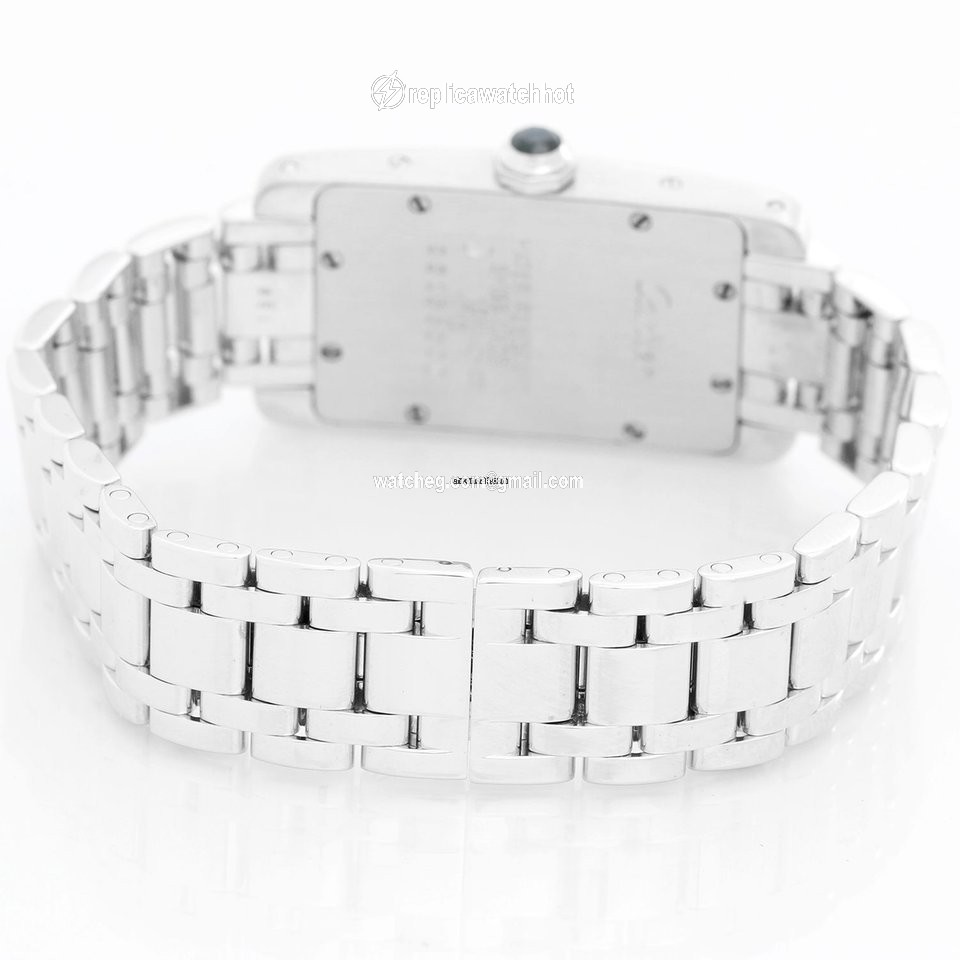 Cartier Tank Americaine Womens watch Quartz White gold W26019L1 1713 2